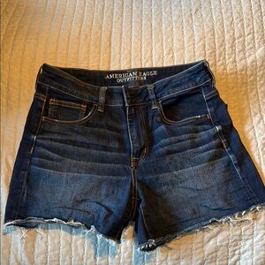 American Eagle Outfitters Dark Blue Jean Shorts